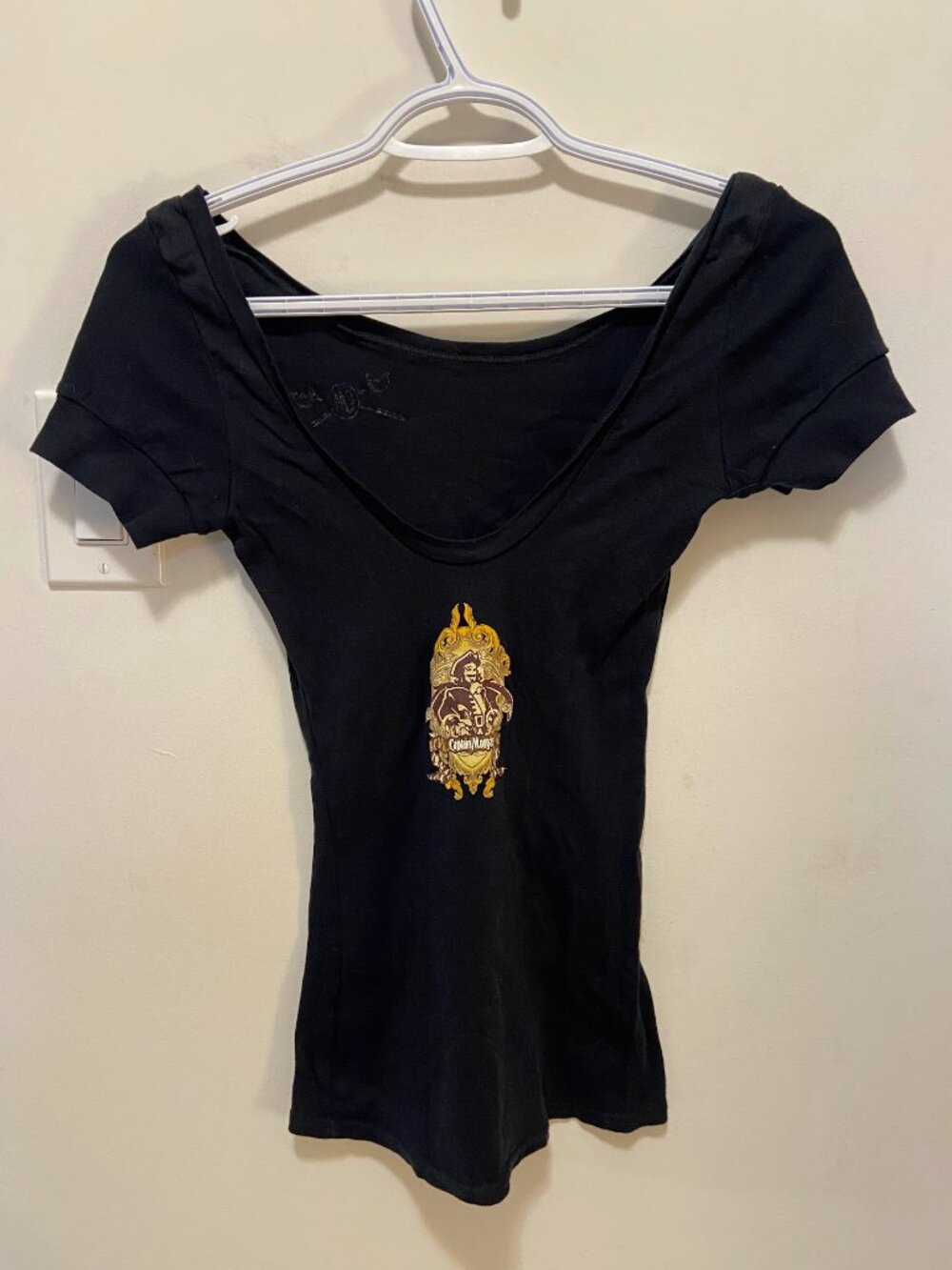 Y2K Wide Neck T-Shirt